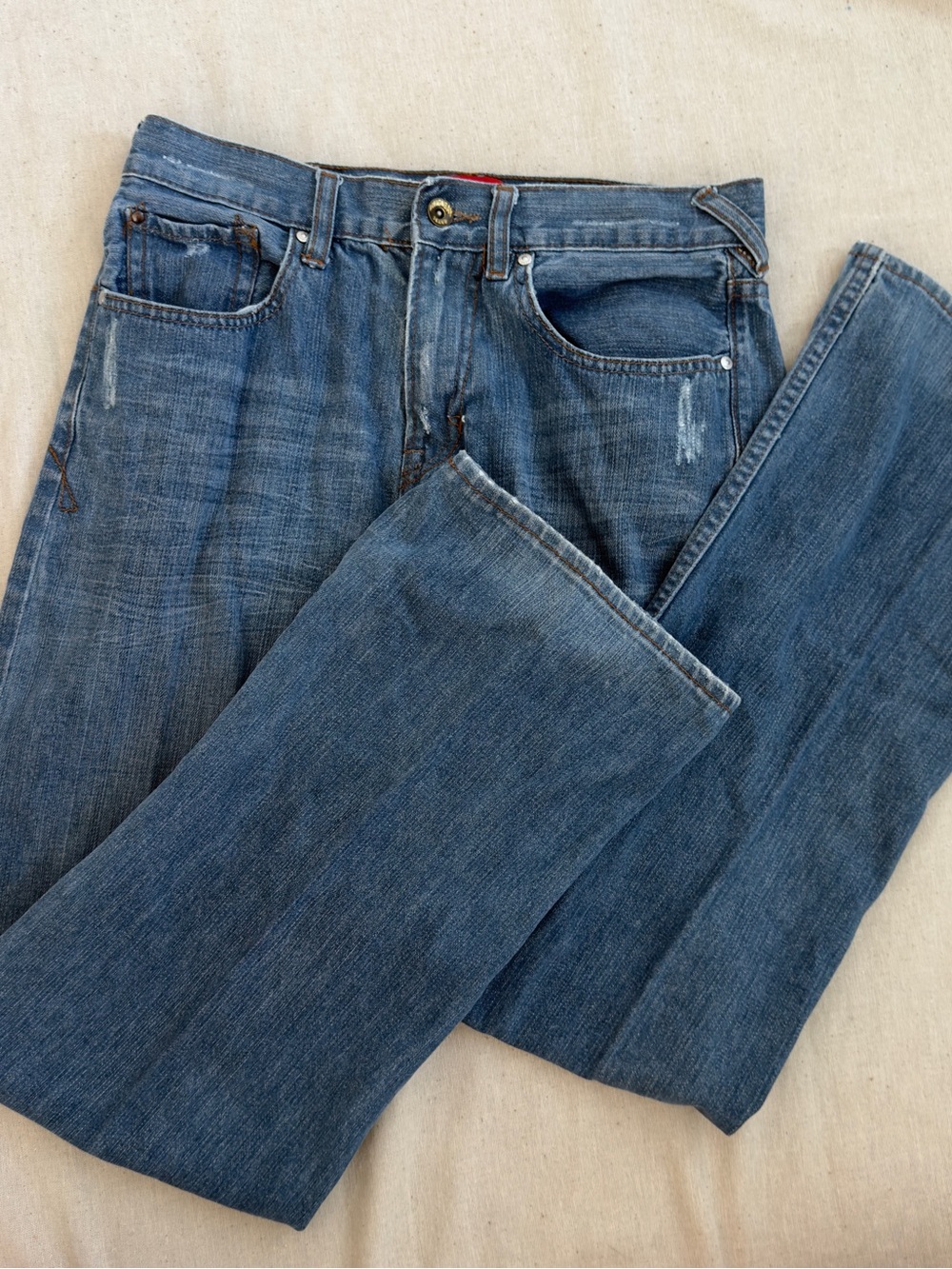 UNIONBAY Men's Straight-Leg Denim Jeans in Blue